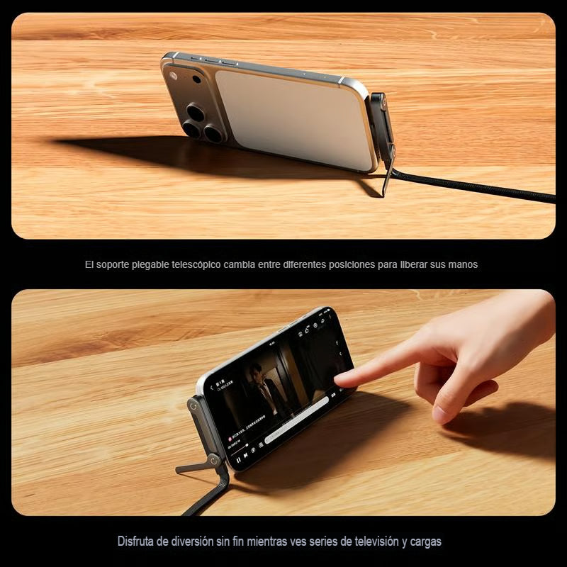 Olvídate de los cables que se dañan al usar el celular