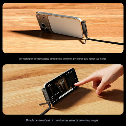 Olvídate de los cables que se dañan al usar el celular
