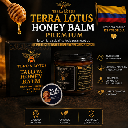 Terra Lotus Tallow Honey Balm 57g/ Hidratación natural para la piel